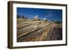 Lighthouse on the Rock Pemaquid Point Maine-George Oze-Framed Photographic Print