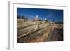 Lighthouse on the Rock Pemaquid Point Maine-George Oze-Framed Photographic Print