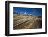 Lighthouse on the Rock Pemaquid Point Maine-George Oze-Framed Photographic Print