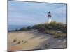 Lighthouse on the Shore-Vivien Rhyan-Mounted Premium Giclee Print