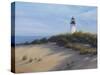 Lighthouse on the Shore-Vivien Rhyan-Stretched Canvas