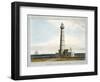 'Lighthouse on the Start, Isle of Sandy, Orkney', 1821-William Daniell-Framed Giclee Print