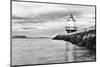 Lighthouse on Top of a Rocky Island in Maine-Stuart Monk-Mounted Photographic Print