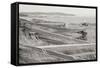 Lighthouse Path BW-Dana Styber-Framed Stretched Canvas