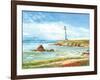 Lighthouse Path-Gregory Gorham-Framed Art Print