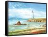 Lighthouse Path-Gregory Gorham-Framed Stretched Canvas