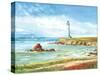 Lighthouse Path-Gregory Gorham-Stretched Canvas