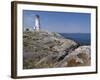 Lighthouse, Peggy's Cove, Nova Scotia, Canada, North America-Ethel Davies-Framed Photographic Print