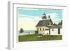 Lighthouse, Peninsula State Park, Wisconsin-null-Framed Art Print