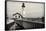 Lighthouse Perspective, Pigeon Point, California-George Oze-Framed Stretched Canvas