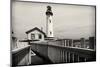 Lighthouse Perspective, Pigeon Point, California-George Oze-Mounted Photographic Print