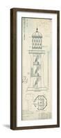 Lighthouse Plans I-The Vintage Collection-Framed Giclee Print