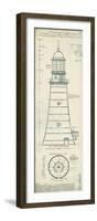 Lighthouse Plans II-The Vintage Collection-Framed Giclee Print