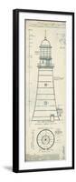 Lighthouse Plans II-The Vintage Collection-Framed Giclee Print