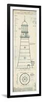 Lighthouse Plans II-The Vintage Collection-Framed Giclee Print