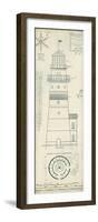 Lighthouse Plans III-The Vintage Collection-Framed Giclee Print