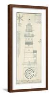 Lighthouse Plans III-The Vintage Collection-Framed Art Print