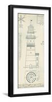 Lighthouse Plans III-The Vintage Collection-Framed Art Print