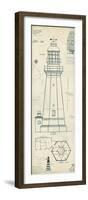 Lighthouse Plans IV-The Vintage Collection-Framed Giclee Print