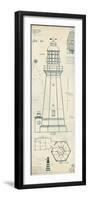 Lighthouse Plans IV-The Vintage Collection-Framed Giclee Print