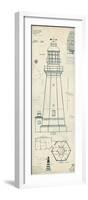 Lighthouse Plans IV-The Vintage Collection-Framed Giclee Print