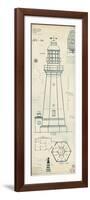 Lighthouse Plans IV-The Vintage Collection-Framed Giclee Print