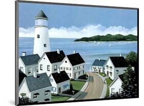 Lighthouse Point l-null-Mounted Mini Poster