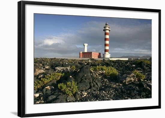 Lighthouse, Punta De La Ballena, Fuerteventura, Canary Islands-Peter Thompson-Framed Photographic Print