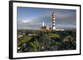 Lighthouse, Punta De La Ballena, Fuerteventura, Canary Islands-Peter Thompson-Framed Photographic Print