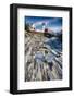 Lighthouse Reflection, Pemaquid Point, Maine-George Oze-Framed Photographic Print