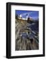 Lighthouse Reflection Pemaquid Point Maine-George Oze-Framed Photographic Print