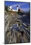 Lighthouse Reflection Pemaquid Point Maine-George Oze-Mounted Photographic Print