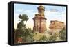 Lighthouse Rock, Palo Duro Park, Texas-null-Framed Stretched Canvas