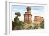 Lighthouse Rock, Palo Duro Park, Texas-null-Framed Art Print