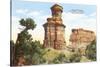 Lighthouse Rock, Palo Duro Park, Texas-null-Stretched Canvas