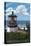 Lighthouse Scene - Oregon Coast-Lantern Press-Stretched Canvas