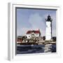 Lighthouse Scene VI-Emily Kalina-Framed Art Print