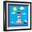 Lighthouse,Sea,Yacht,Landscape,Vector,Cartoon,Illustration-Svetlana Peskin-Framed Art Print