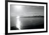 Lighthouse Sound Black and White-Sue Schlabach-Framed Art Print