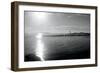 Lighthouse Sound Black and White-Sue Schlabach-Framed Premium Giclee Print