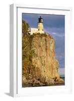 Lighthouse Split Rock Lighthouse and Lake Superior-null-Framed Photographic Print