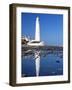 Lighthouse, St. Mary's Island, Whitley Bay, Tyne and Wear, England, United Kingdom, Europe-James Emmerson-Framed Photographic Print