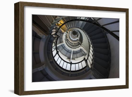 Lighthouse Stairase-Robert Michaud-Framed Giclee Print