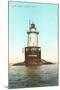 Lighthouse, Stamford, Connecticut-null-Mounted Art Print