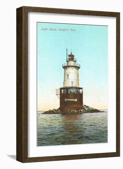 Lighthouse, Stamford, Connecticut-null-Framed Art Print