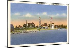 Lighthouse, Sturgeon Bay, Wisconsin-null-Mounted Art Print