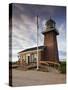 Lighthouse Surfing Museum, Lighthouse Field State Beach, Santa Cruz, Central Coast, California, Usa-Walter Bibikow-Stretched Canvas