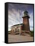 Lighthouse Surfing Museum, Lighthouse Field State Beach, Santa Cruz, Central Coast, California, Usa-Walter Bibikow-Framed Stretched Canvas