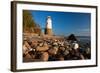 Lighthouse Taksensand, Alsen Island, Denmark-Thomas Ebelt-Framed Photographic Print