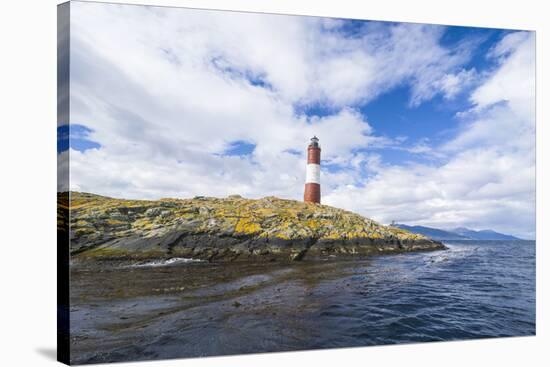 Lighthouse , the Beagle Channel, Ushuaia, Tierra Del Fuego, Argentina, South America-Michael Runkel-Stretched Canvas